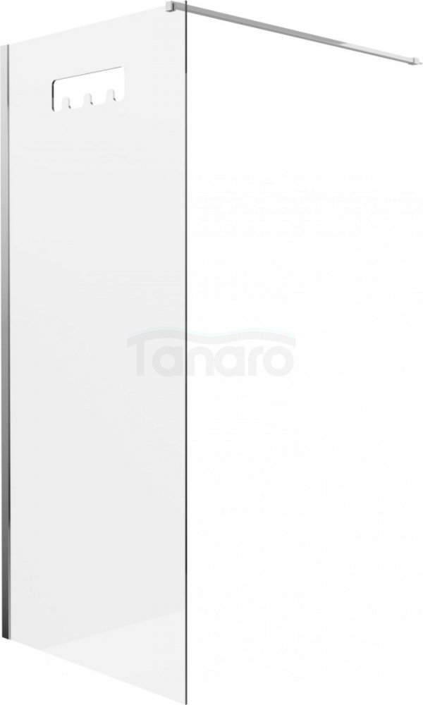 DEANTE - Kabina walk-in MOKKO z powłoką 100x200 szkło transparentne hartowane 8mm profile chrom   KQM 030P
