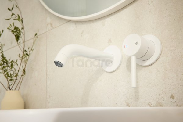 ARMATURA KRAKÓW KFA bateria umywalkowa podtynkowa MOZA WHITE 5039-810-44