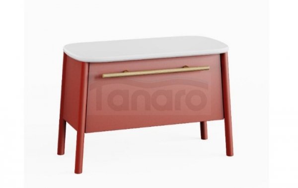 KROFAM - Siedzisko DUKLA 68 cm ( z frontem, klapą), terakota  DU 6808-44Z-S