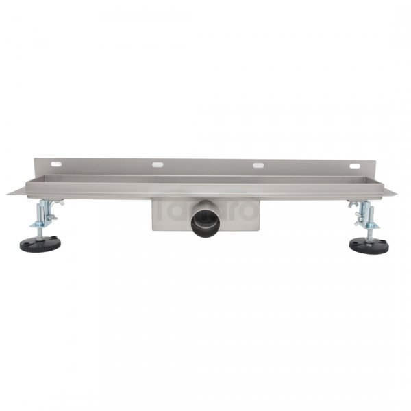 AQUALINE Odpływ liniowy przyścienny 2w1 ze stałym syfonem 70cm LS04700