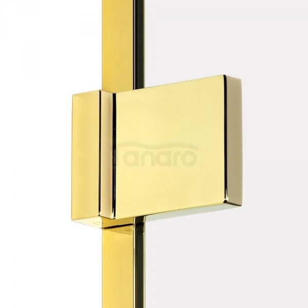 NEW TRENDY Kabina prysznicowa podwójne drzwi uchylne AVEXA GOLD SHINE Linia Platinium 80x90x200 EXK-1693