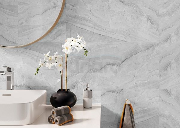 VILO - Panele ścienne SPC Ash Grey połysk 60x120