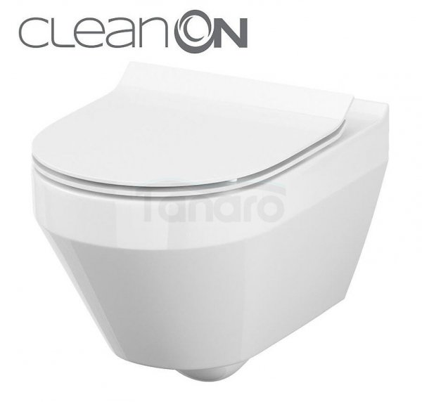 CERSANIT - Zestaw misa WC z deską duroplast CREA CleanOn S701-212