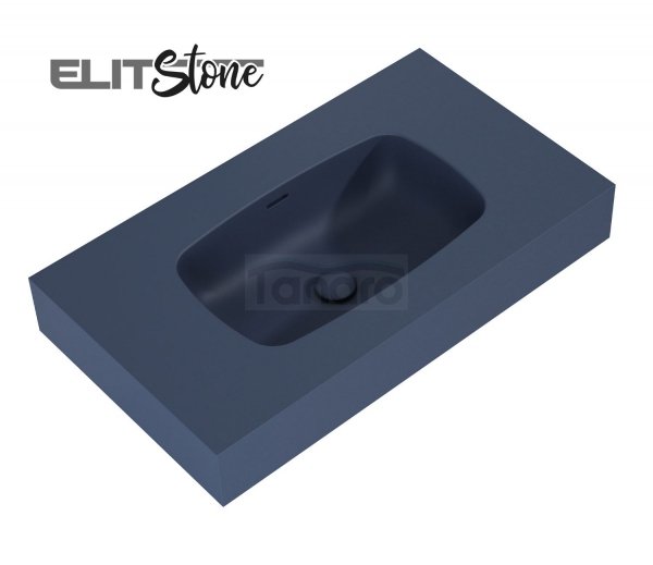 ELITA UMYWALKA DIMPLE 80 ŚCIENNA, MARMUR NAVY BLUE MATT 168857/RE040800027030