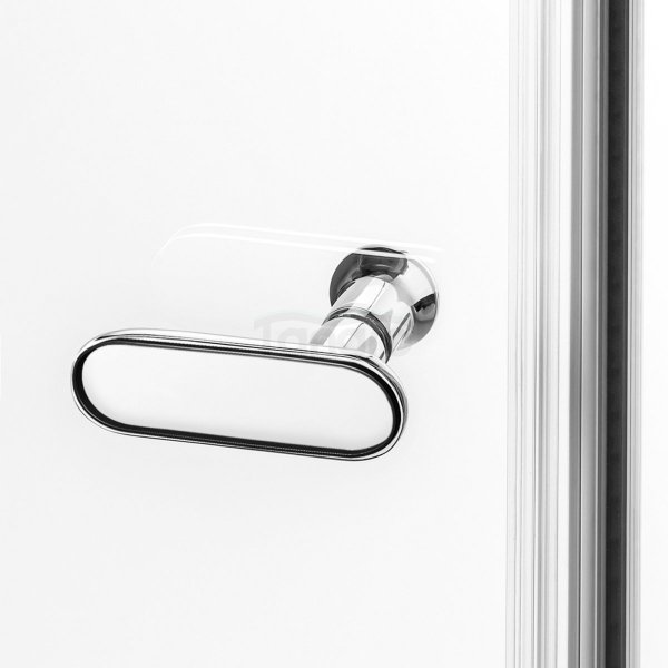 NEW TRENDY Drzwi wnękowe prysznicowe składane NEW SOLEO PLUS 100x195  PL PRODUKCJA