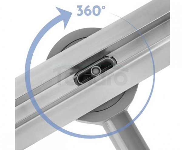 REA - Odpływ Liniowy NEOX SLIM PRO Stal Szczotkowana 50