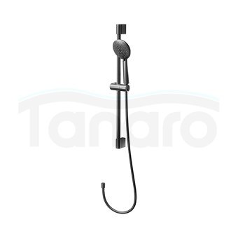 CERSANIT - Zestaw natryskowy z drążkiem ZEN by Cersanit czarny gun metal  S951-859