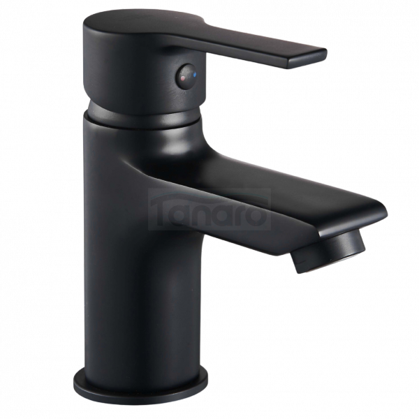 INVENA - Bateria umywalkowa BRALOS czarna BU-07-004-A