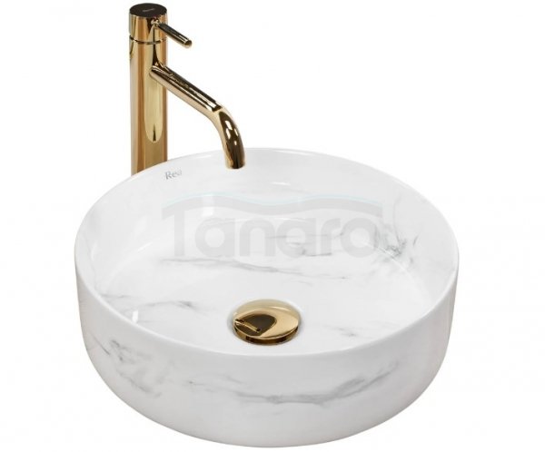 REA - Umywalka nablatowa  SAMI Nature Marble
