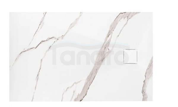 REA - Brodzik prysznicowy MAGNUM CARRARA WHITE 80x100