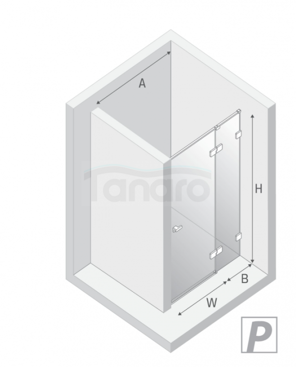 NEW TRENDY Drzwi wnękowe Eventa 80x200, drzwi pojedyncze EXK-4450/EXK-4451