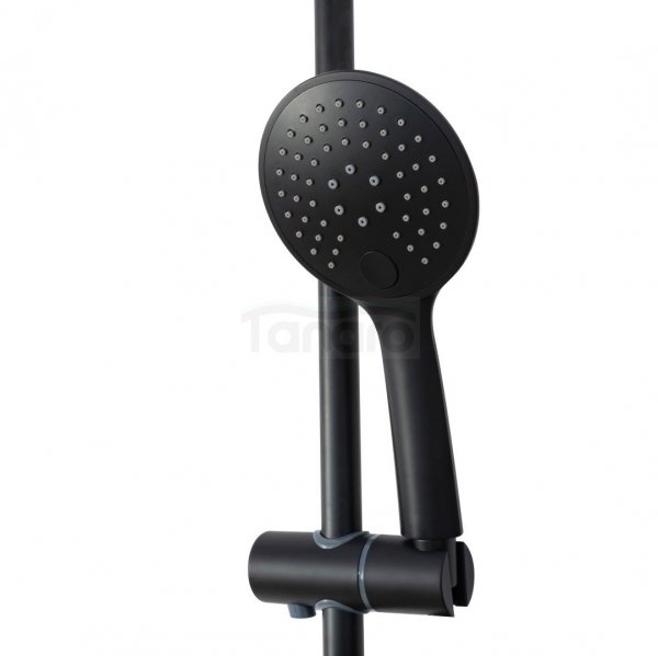 REA - Zestaw natryskowy z ruchomą wylewką VIGO Black / Czarny