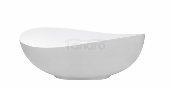 BESCO Wanna wolnostojąca Siya 172x100cm + klik-klak chrom czyszczony od góry #WMD-172-SKC