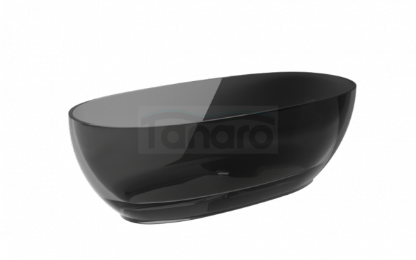 BESCO Wanna wolnostojąca Mexa Carbon Grey 170x78 maskownica biała #WAM-170-CGW