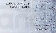 WANA - Kabina prysznicowa półokrągła ATTU Easy Clean linia PERFECT