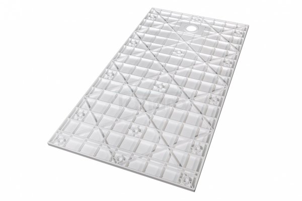BESCO Brodzik prostokątny Vexo Marble 120x90  VM-120-90-P