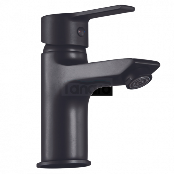 INVENA - Bateria umywalkowa BRALOS czarna BU-07-004-A