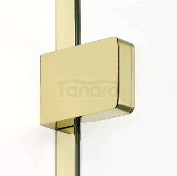 NEW TRENDY Parawan nawannowy Eventa Gold Shine, jednoelementowy, wspornik prostopadły 100x150 EXK-4897-WP
