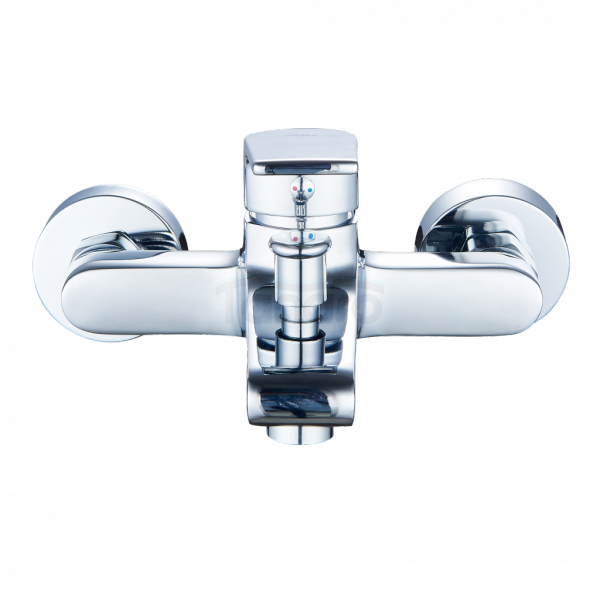 INVENA - Bateria wannowa ścienna KALON chrom BW-42-001-X