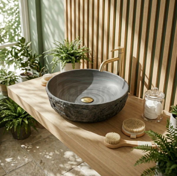 REA Umywalka nablatowa Babilon Silver