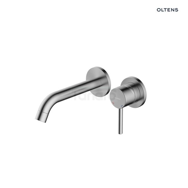 Oltens Molle bateria umywalkowa podtynkowa kompletna nikiel 32600910