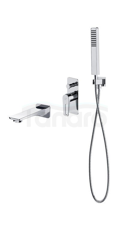 CERSANIT - Set B727 - zestaw wannowo-natryskowy podtynkowy MILLE chrom  S952-037