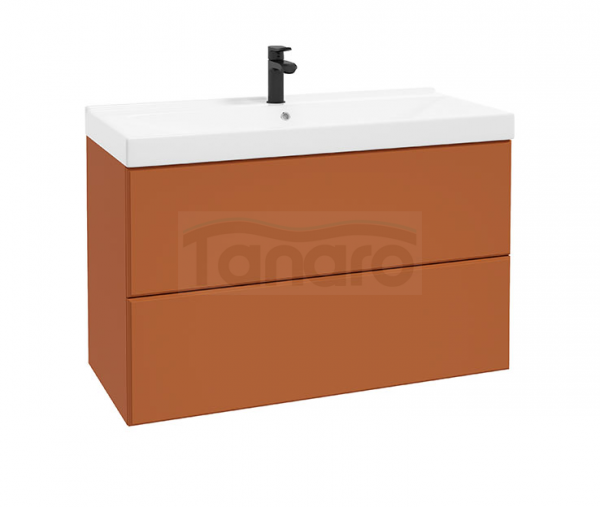 DEFTRANS szafka pod umywalkę z dwiema szufladami 100x60 bodega mat Mo-re D100 291-D-10003
