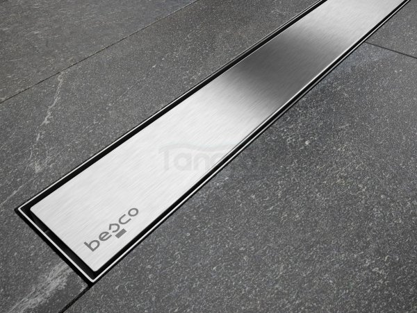 BESCO Odpływ prysznicowy liniowy Virgo Duo 90x6 OL-90-VD