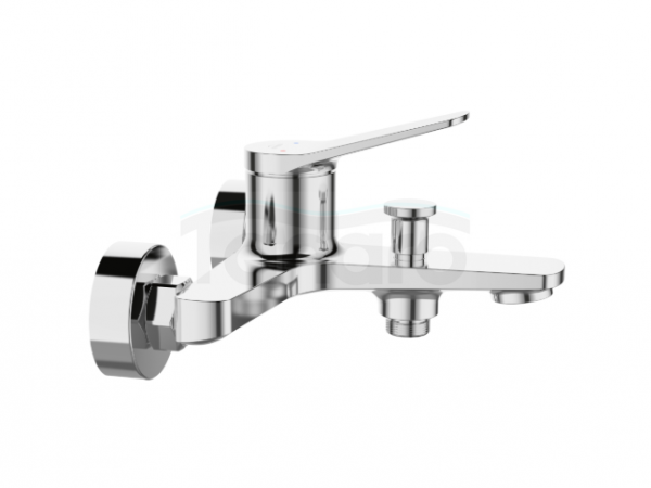 INVENA Bateria wannowa Alonia chrom BW-70-001-V