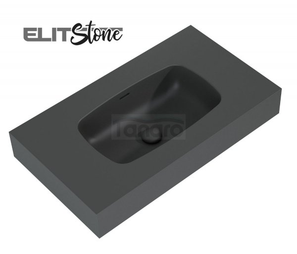 ELITA UMYWALKA DIMPLE 80 ŚCIENNA, MARMUR ANTHRACITE MATT 168854/RE040800026010