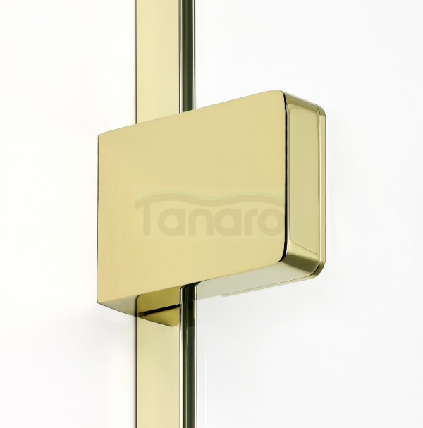 NEW TRENDY Parawan nawannowy Eventa Gold Shine 50x150, jednoelementowy, wspornik skośny EXK-4892