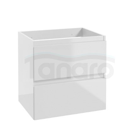 AQUAFORM - szafka podumywalkowa / podblatowa 2S 60 OTTIMA biały połysk  AQ.401-1106011