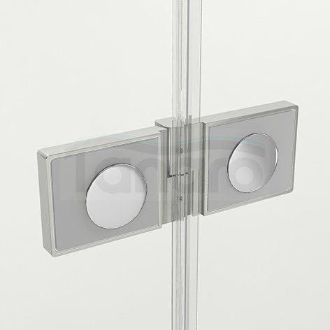 NEW-TRENDY drzwi prysznicowe wnękowe podwójne REFLEXA Rozmiary 150-230cm