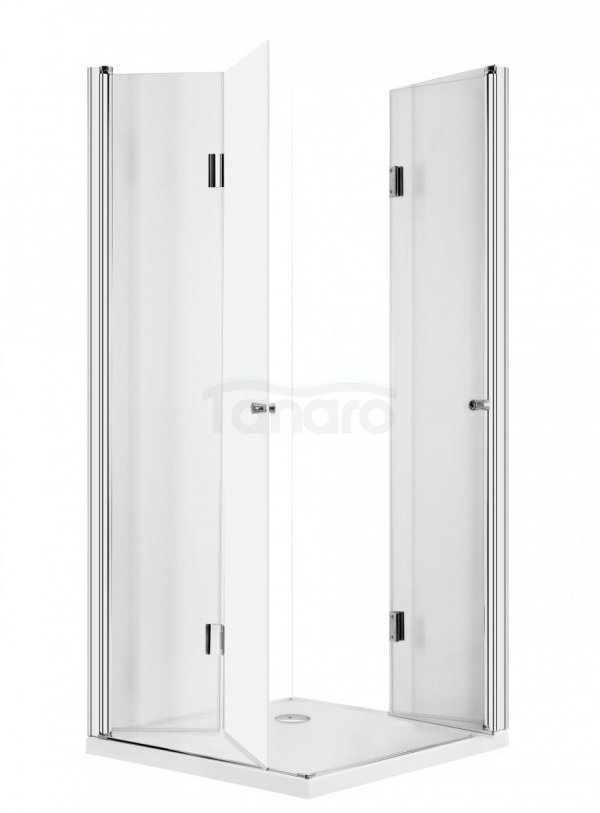 DEANTE Kabina prysznicowa kwadratowa drzwi składane KERRIA 80x80 KTK 042P