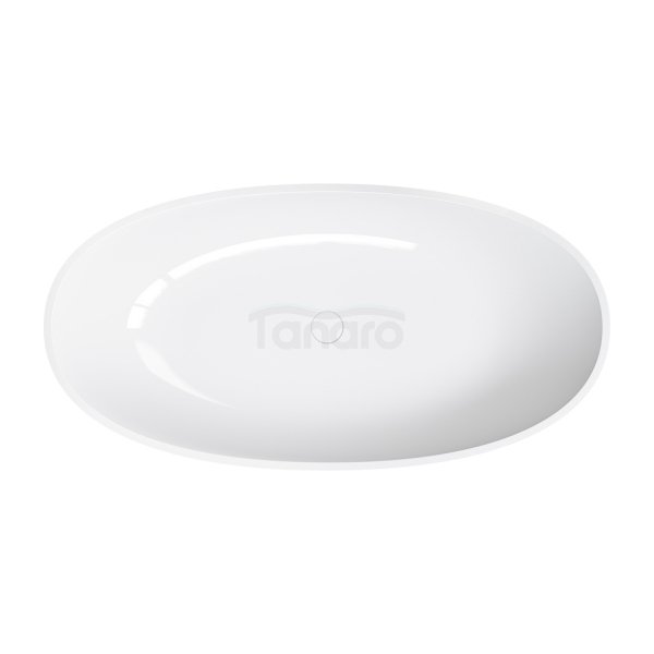 OMNIRES Wanna wolnostojąca SHELL M+ 148 x 75 cm biały połysk SHELL148WWBP