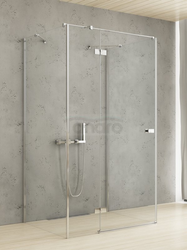 NEW TRENDY Kabina prysznicowa Reflexa, przyścienna 80x90x200 Lewa EXK-5191