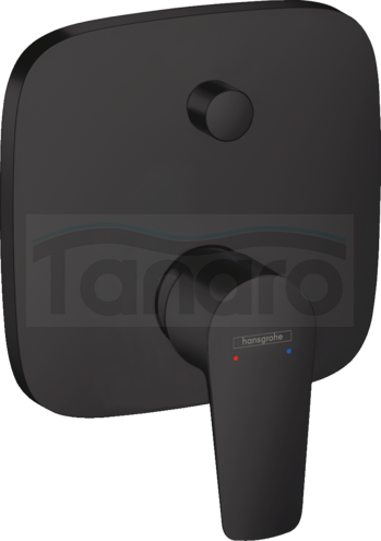 HANSGROHE - TALIS E bateria wannowa podtynkowa 1-uchwytowa czarny mat  71745670