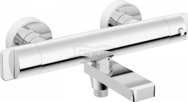 DEANTE - Bateria wannowa termostatyczna THERM ze składaną wylewką Chrom  BCH_01BT