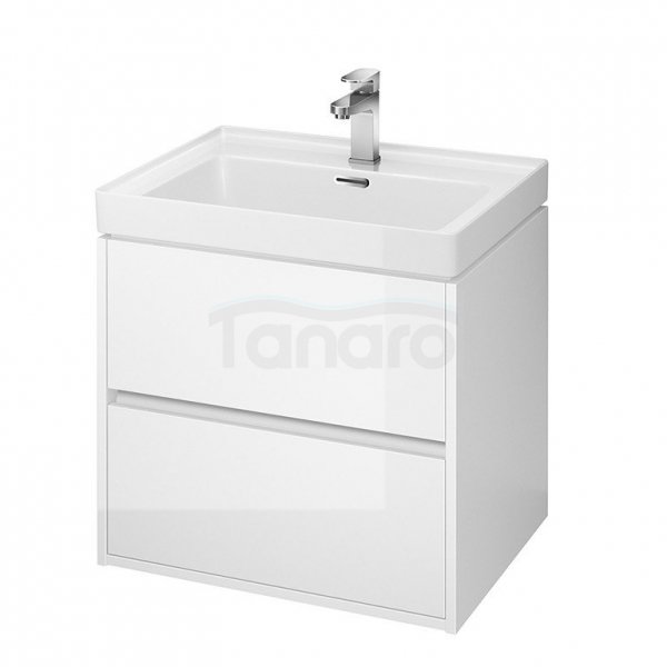 CERSANIT - Set B104 CREA 60 biały zmontowany (szafka + umywalka)  S801-278