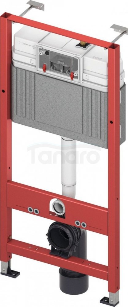 TECEbase - Stelaż do WC podtynkowy ze spłuczką podtynkową uruchamianą z przodu 500 x 1120 x 150 mm w komplecie mocowania  9400407