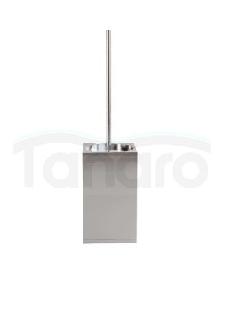 REA - Szczotka do WC stojąca prostokątna BRUSH STEEL / stal szczotkowana