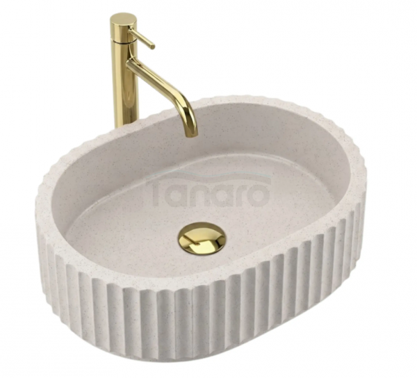 REA Umywalka nablatowa Rea Margaret Beige