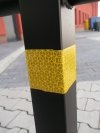 Blokada Parkingowa na kłódkę drogowa X słupek