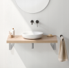 Wspornik Półki Umywalki 40 cm inox nierdzewny do Kuchni Salonu Loft Wieszak
