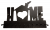 Wieszak z napisem HOMME na klucze do przedpokoju MetalFab