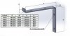 Wspornik Półki 30 cm Kuchni Salonu Loft bar Wieszak