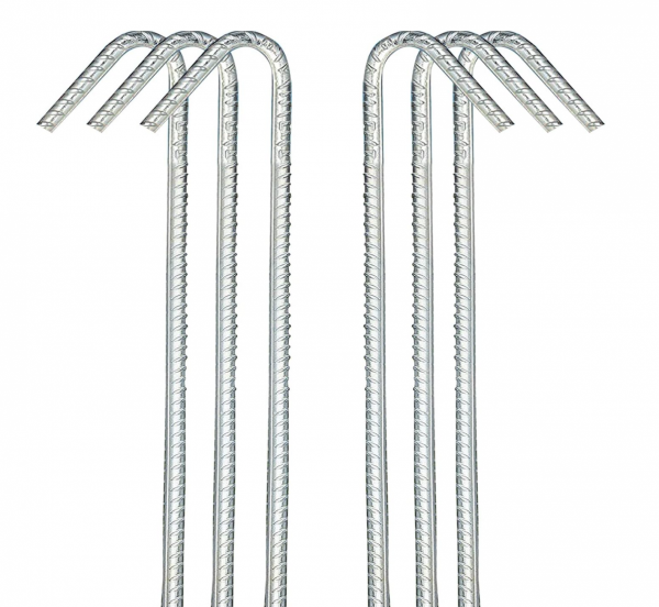 6x KOTWA ŚLEDŹ SZPILKA DO TRAMPOLINY ST3 8 mm x 70 cm MetalFab 