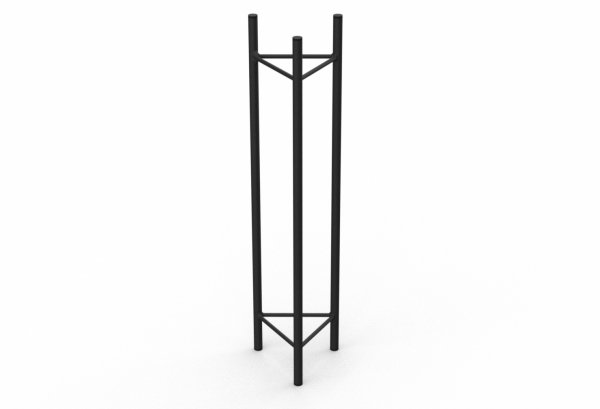 Stojak podwójny na kwiaty loft kwietnik 90 cm podstawka SK90 MetalFab 