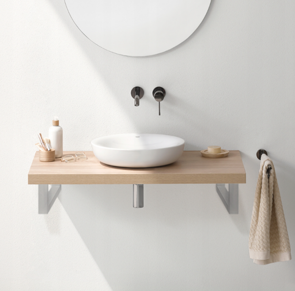 Wspornik Półki Umywalki 30 cm inox nierdzewny do Kuchni Salonu Loft Wieszak