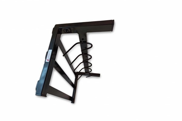 Wieszak w stylu loft na przedpokój z półką i wieszakami na ubrania  MetalFab